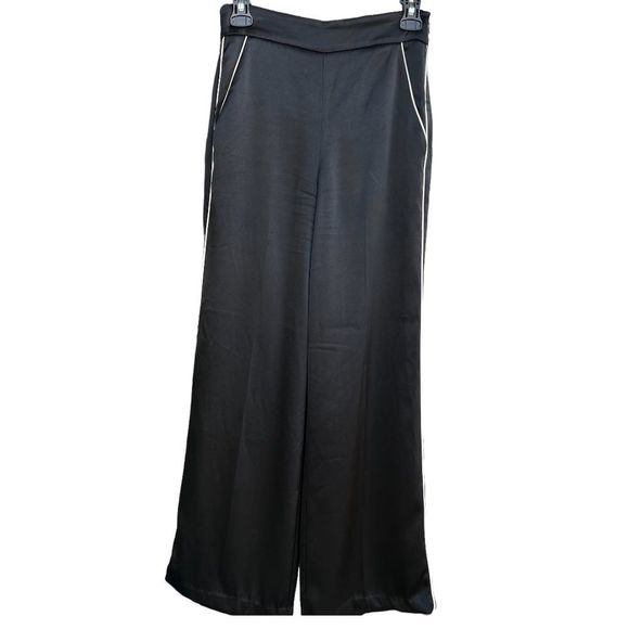 Wilfred Black Wide-Leg Pants - Picture 2 of 9